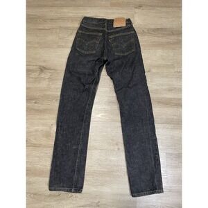 VTG Levi's Premium 501 Women's Sz 26x32 Jeans Faded Black CHECK MEASUREMENTS